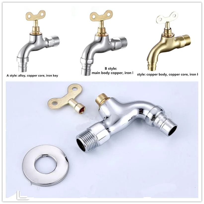 Washing Water Tap with Lock Key Copper/alloy Faucet Single Outdoor Anti-theft Faucet
Washing Water Tap with Lock Key Copper/alloy Faucet Single Outdoor Anti-theft Faucet