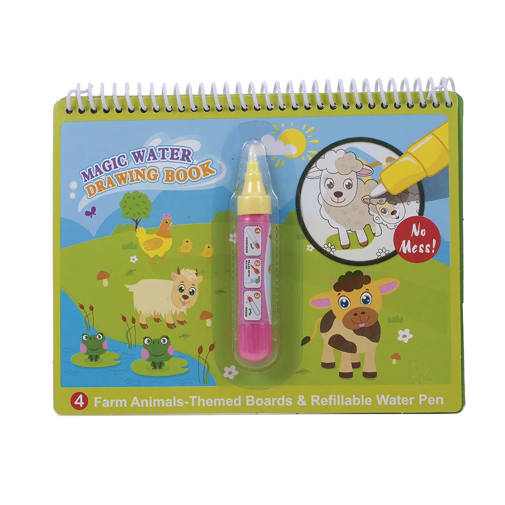 Magic Water Drawing Book Coloring Book Doodle & Magic Pen Water Painting Drawing Board For Kids Children Toys Birthday Gifts
Magic Water Drawing Book Coloring Book Doodle & Magic Pen Water Painting Drawing Board For Kids Children Toys Birthday Gifts