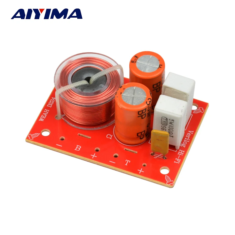 2pcs 2 Way 2 Unit Hi-Fi Audio Speaker Frequency Divider Stereo Crossover Filters WEAH D224
2pcs 2 Way 2 Unit Hi-Fi Audio Speaker Frequency Divider Stereo Crossover Filters WEAH D224