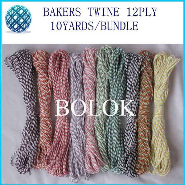 60pcs/lot baker twine 12ply 10yards/bundle color cotton rope,red rope used in wrapping tag, gift cards
60pcs/lot baker twine 12ply 10yards/bundle color cotton rope,red rope used in wrapping tag, gift cards