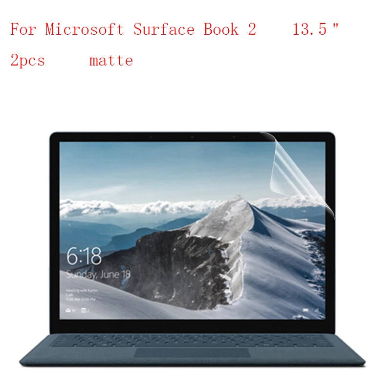 Anti-glare New HD Clear Anti Shatter Screen Protector Film For Microsoft Surface Book 2 protective 2pcs in 1 package
Anti-glare New HD Clear Anti Shatter Screen Protector Film For Microsoft Surface Book 2 protective 2pcs in 1 package