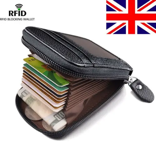 Men's Wallet Leather Credit Card Holder RFID Blocking Zipper Pocket Business elite wallet and card bag
Men's Wallet Leather Credit Card Holder RFID Blocking Zipper Pocket Business elite wallet and card bag