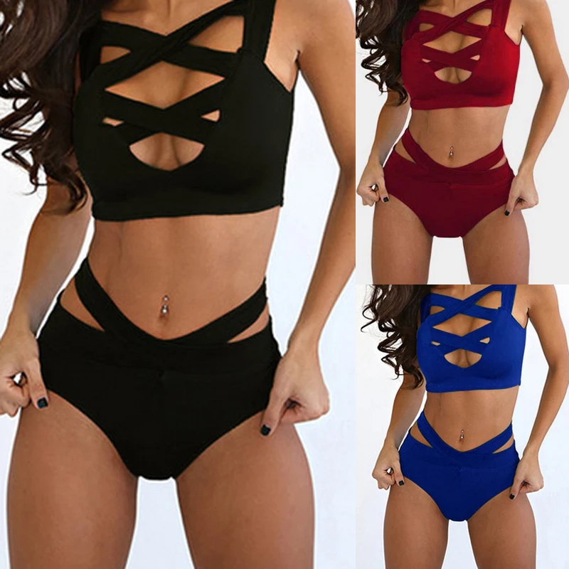 Women Two-piece Strap Swimsuit Lady Girls Bandage Bikini Push-up Padded Bra Bathing Swimwear Beachwear Biquini Clothing
Women Two-piece Strap Swimsuit Lady Girls Bandage Bikini Push-up Padded Bra Bathing Swimwear Beachwear Biquini Clothing