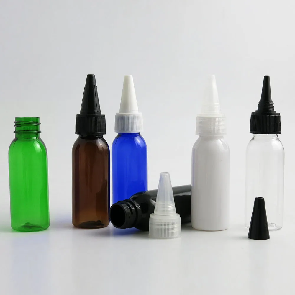 50 x 30ml Portable Empty Blue Amber Clear Black Green PET Plastic Bottle With Spout Cap PP 1oz Cosmetic Containers Packaging
50 x 30ml Portable Empty Blue Amber Clear Black Green PET Plastic Bottle With Spout Cap PP 1oz Cosmetic Containers Packaging