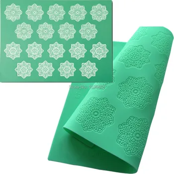 Hot Sale 1PC Snowflake Pattern Silicone Mat Fondant Cake Decorating Styling Tools Kitchen Silicone Lace Mold Color Green
Hot Sale 1PC Snowflake Pattern Silicone Mat Fondant Cake Decorating Styling Tools Kitchen Silicone Lace Mold Color Green