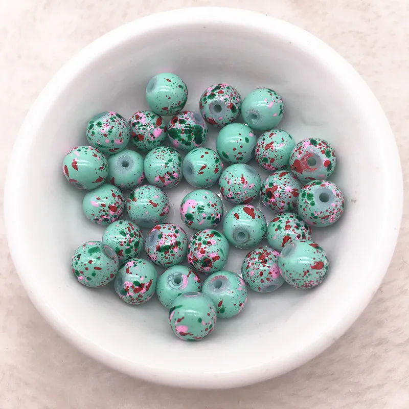 Wholesale 6/8mm Glass Beads Loose Spacer Beads Painted Charm For Jewellery Making DIY Bracelet&Necklace
Wholesale 6/8mm Glass Beads Loose Spacer Beads Painted Charm For Jewellery Making DIY Bracelet&Necklace