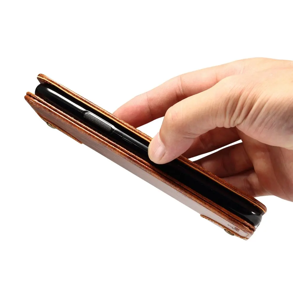 5 Pcs Brown Simple Style Phone Case Wear Resistant Leather Protective Cover With Stand and Card Cash Organizer For iPhone X
5 Pcs Brown Simple Style Phone Case Wear Resistant Leather Protective Cover With Stand and Card Cash Organizer For iPhone X