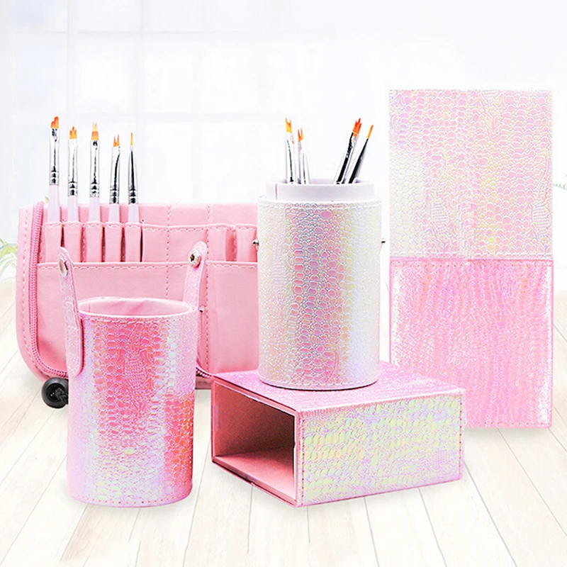 1 PC Mermaid Fish Scale Nail Brush Holder Storage Case Bag Cosmetic Pen Organizer Makeup Manicure Nail Art Tool Accessory
1 PC Mermaid Fish Scale Nail Brush Holder Storage Case Bag Cosmetic Pen Organizer Makeup Manicure Nail Art Tool Accessory