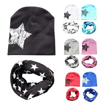 Autumn Winter Hat + Scarf Toddler Kids Spring Clothing Accessories Star Print Soft Cotton Hats Scarves Sets
Autumn Winter Hat + Scarf Toddler Kids Spring Clothing Accessories Star Print Soft Cotton Hats Scarves Sets
