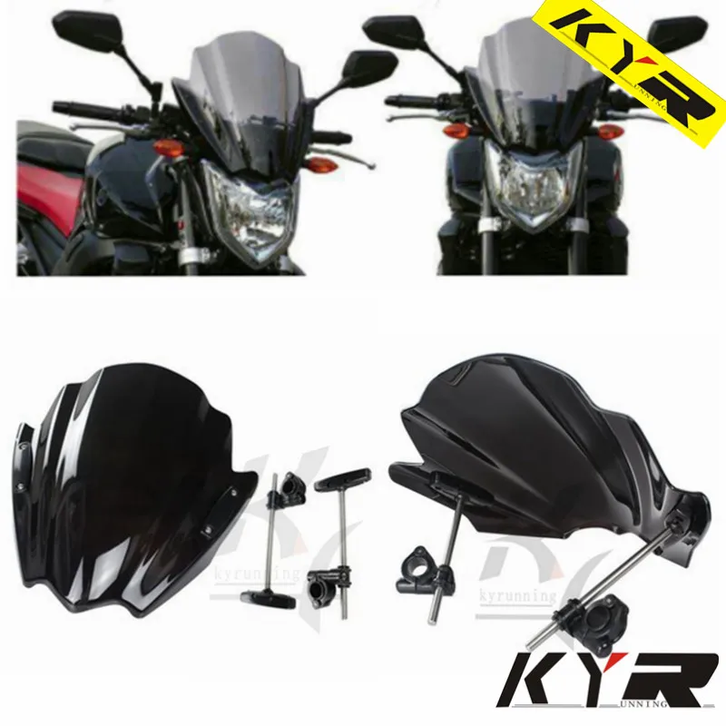 Street Bikes Handlebars Windshield WindScreen For 2006-2014 Yamaha FZ1 FZ1N FZ6 S2 FZ8 FZ 6 8 04 05 06 07 08 09 15
Street Bikes Handlebars Windshield WindScreen For 2006-2014 Yamaha FZ1 FZ1N FZ6 S2 FZ8 FZ 6 8 04 05 06 07 08 09 15