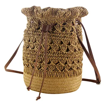 New Elegant Shoulder Bag Women Wild Simple Messenger Bag For Girls Women's Crocheted Grass Bucket Tassel Beach Woven Bag K627
New Elegant Shoulder Bag Women Wild Simple Messenger Bag For Girls Women's Crocheted Grass Bucket Tassel Beach Woven Bag K627