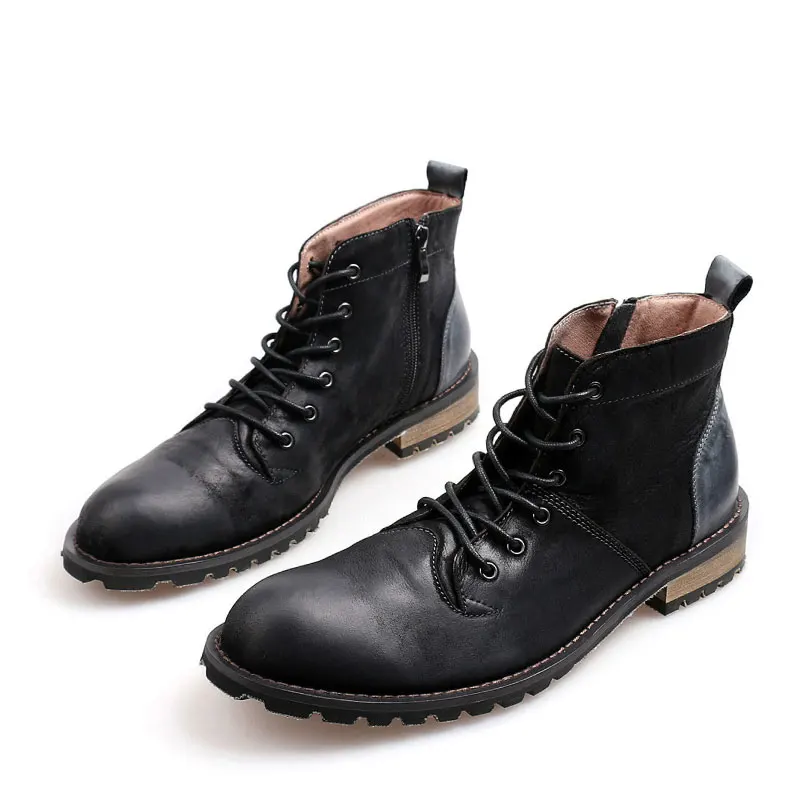 Men's Martin boots retro old fashion leather high-top short ankle leather boots fashion casual cowboy boots for male
Men's Martin boots retro old fashion leather high-top short ankle leather boots fashion casual cowboy boots for male