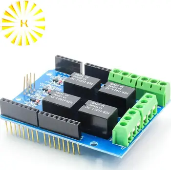 4 Channel 5V Relay Shield Module Four Channel Relay Control Board Relay Expansion Board Diy Kit Connector
4 Channel 5V Relay Shield Module Four Channel Relay Control Board Relay Expansion Board Diy Kit Connector