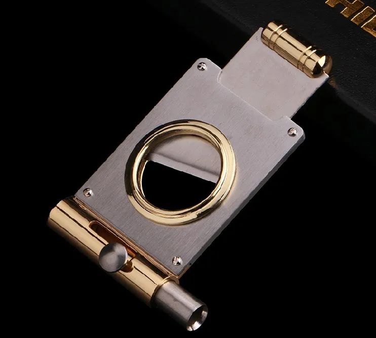 New 1pcs Cohiba 2 in 1 Stainless Steel Cigar Cutter With Cigar Punch Dart For Cigars Scissors Cutting Knife Metal
New 1pcs Cohiba 2 in 1 Stainless Steel Cigar Cutter With Cigar Punch Dart For Cigars Scissors Cutting Knife Metal