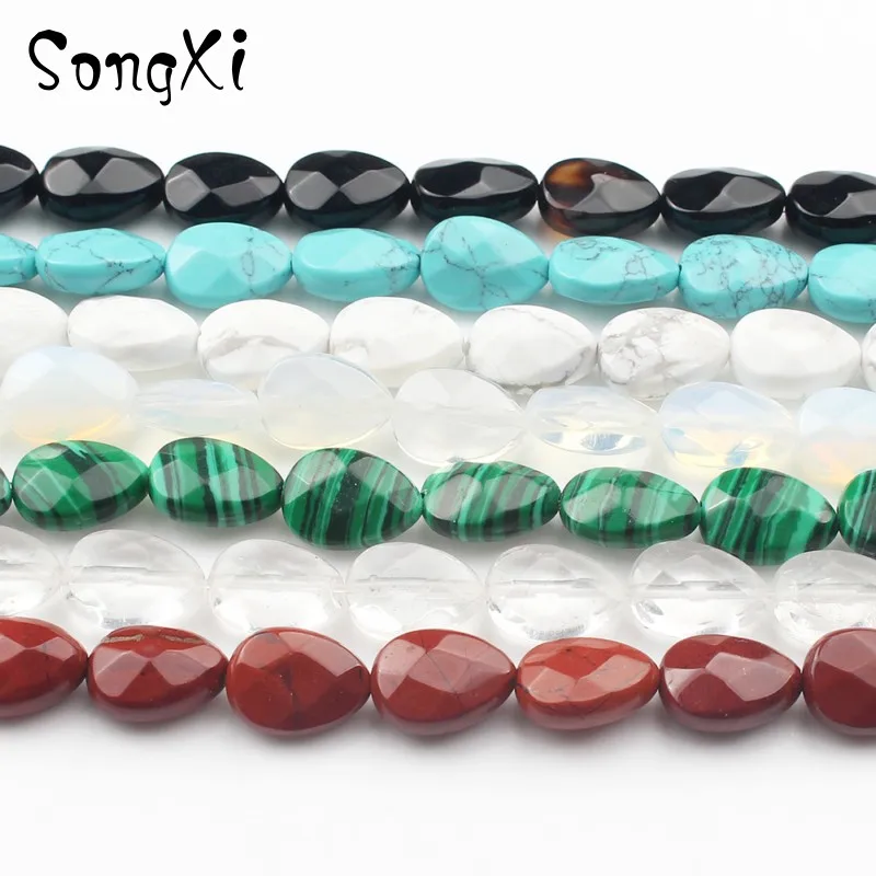 Faceted Natural Water Drop Red Jaspers Agates Clear Quartzs 8x11 mm Stone Beads For Jewelry Making DIY Bracelet Necklace 7.5Inch
Faceted Natural Water Drop Red Jaspers Agates Clear Quartzs 8x11 mm Stone Beads For Jewelry Making DIY Bracelet Necklace 7.5Inch