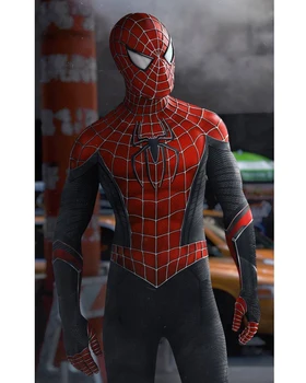 Far From Home Spiderman Raimi Cosplay Costume 3D Printed Spiderman Cosplay Halloween Suit For Adult/Kids Detachable Mask
Far From Home Spiderman Raimi Cosplay Costume 3D Printed Spiderman Cosplay Halloween Suit For Adult/Kids Detachable Mask