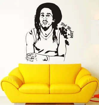 Wall Sticker Bob Marley Reggae Music Weed Rastafarian Vinyl Decal Single-piece Package Modern Mirage of Beauty Plastic
Wall Sticker Bob Marley Reggae Music Weed Rastafarian Vinyl Decal Single-piece Package Modern Mirage of Beauty Plastic