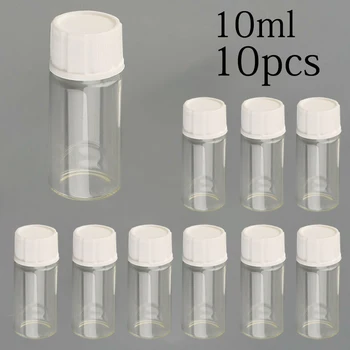 10Pcs 10ml Mini Clear Glass Empty Essential Oil Perfume Bottle Sample Containers Portable For Travel Use
10Pcs 10ml Mini Clear Glass Empty Essential Oil Perfume Bottle Sample Containers Portable For Travel Use
