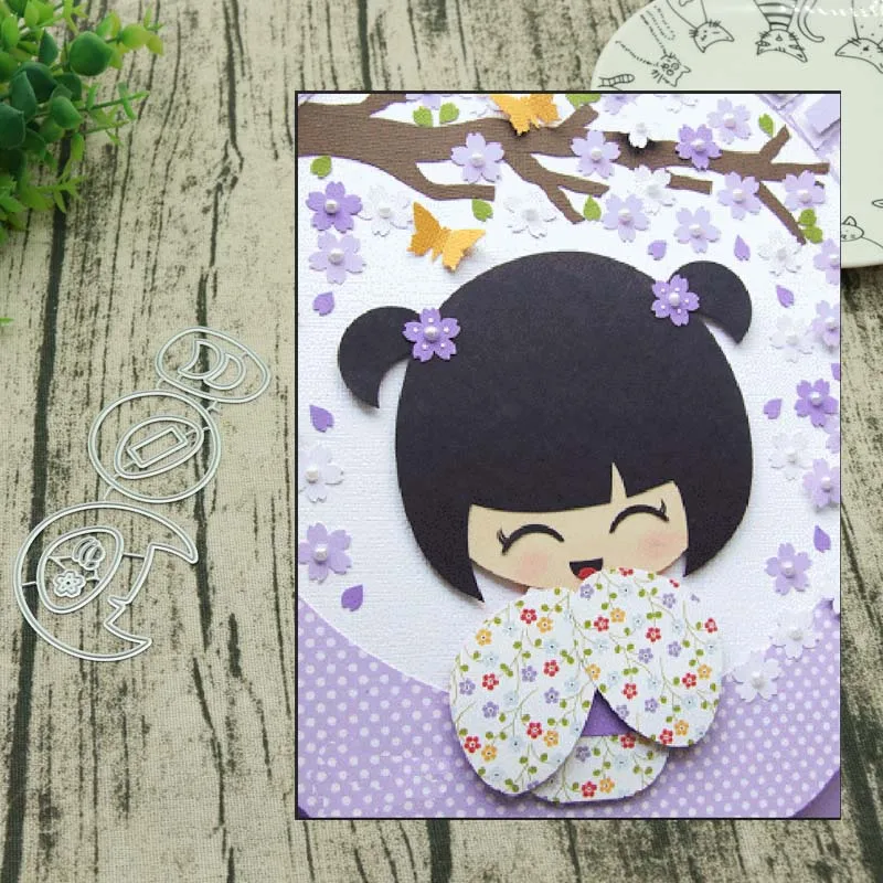 Kimono girl Metal Cutting Dies Stencil for DIY Scrapbooking Album Embossing Paper Cards Decorative Crafts
Kimono girl Metal Cutting Dies Stencil for DIY Scrapbooking Album Embossing Paper Cards Decorative Crafts