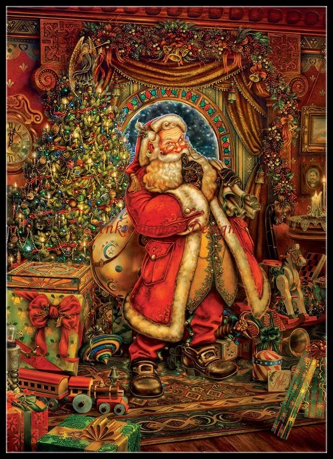Needlework for embroidery DIY French DMC High Quality - Counted Cross Stitch Kits 14 ct Oil painting - Christmas Presence
Needlework for embroidery DIY French DMC High Quality - Counted Cross Stitch Kits 14 ct Oil painting - Christmas Presence