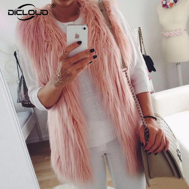Plus size XXXL Long Faux Fur Vest Women 2018 Chic Autumn Winter Fluffy Sleeveless Fur Jackets Coats Thicken Warm Outerwear
Plus size XXXL Long Faux Fur Vest Women 2018 Chic Autumn Winter Fluffy Sleeveless Fur Jackets Coats Thicken Warm Outerwear