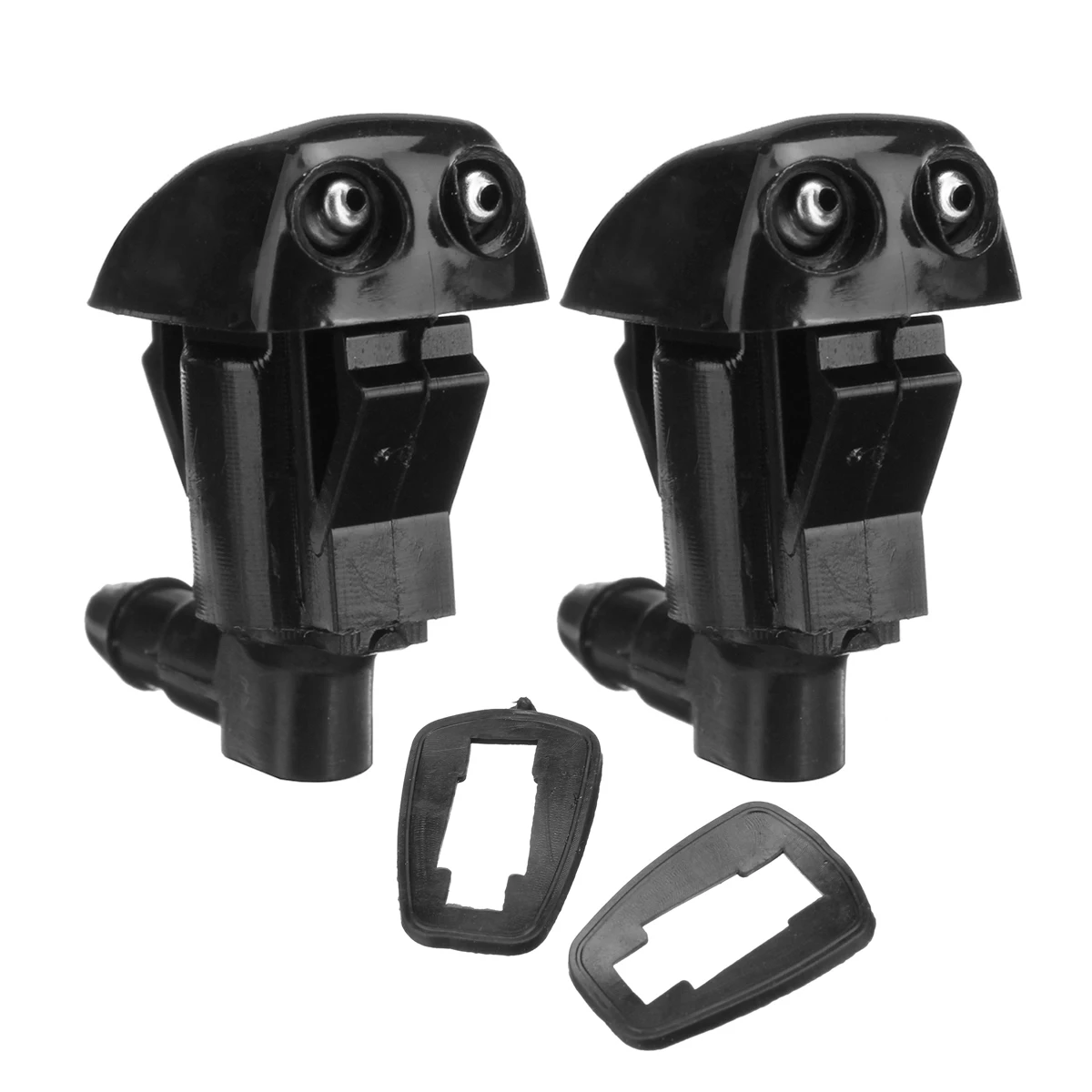 Pair Windshield Washer Wiper Water Spray Jet Nozzle Inlet Push For DODGE Nitro 2007-2011 For JEEP Liberty 2005-2010 ABS Plastic
Pair Windshield Washer Wiper Water Spray Jet Nozzle Inlet Push For DODGE Nitro 2007-2011 For JEEP Liberty 2005-2010 ABS Plastic
