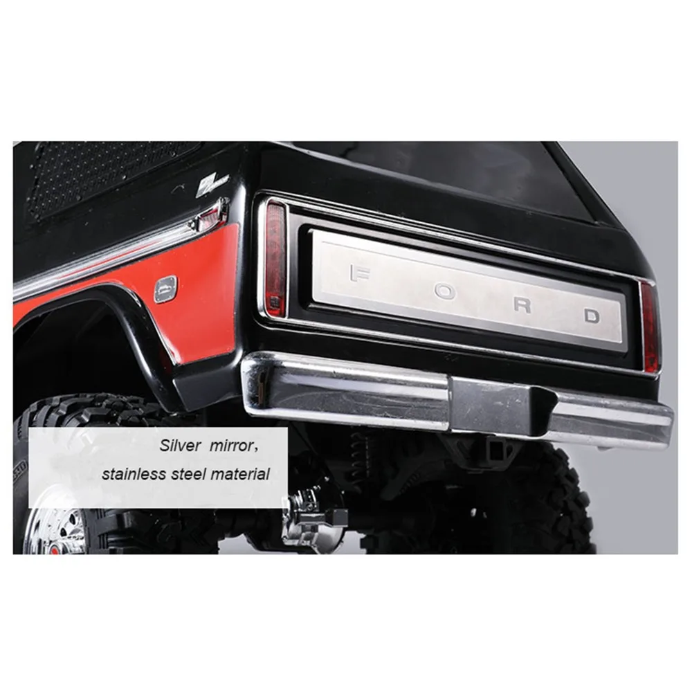 Rear Tail Anti Scratch Plate For DJ TRAXXAS TRX4 TRX 4 Ford Bronco Stainless Steel RC Car Trunk Body Protective Panel Parts
Rear Tail Anti Scratch Plate For DJ TRAXXAS TRX4 TRX 4 Ford Bronco Stainless Steel RC Car Trunk Body Protective Panel Parts
