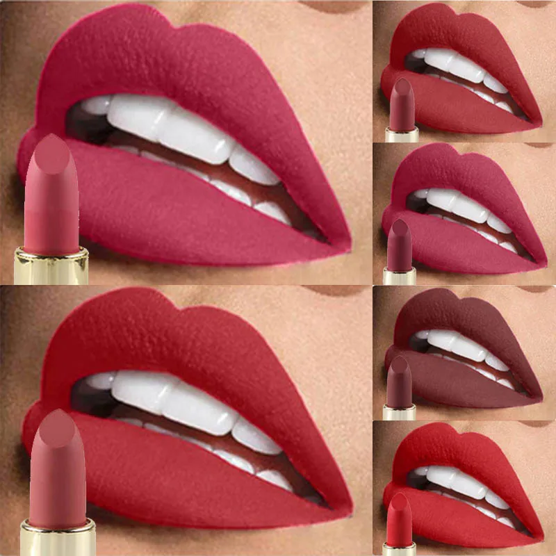 Miss Rose Brand Matte Lipstick Long Lasting Lips Nude Make up Waterproof Lipstick for Lip Red Velvet Matt Batom Lipsticks 2019
Miss Rose Brand Matte Lipstick Long Lasting Lips Nude Make up Waterproof Lipstick for Lip Red Velvet Matt Batom Lipsticks 2019