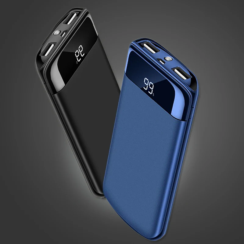 30000mah Power Bank External Battery PoverBank 2 USB LED Powerbank Portable Mobile phone Charger for Xiaomi MI iphone XS Max 8 7
30000mah Power Bank External Battery PoverBank 2 USB LED Powerbank Portable Mobile phone Charger for Xiaomi MI iphone XS Max 8 7