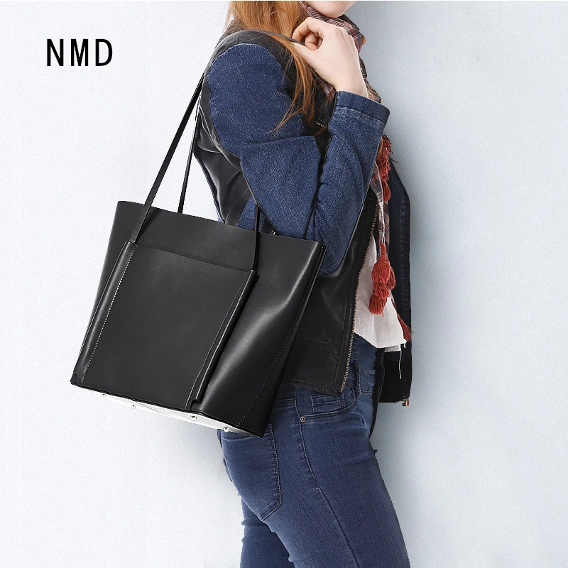 NMD new Brand Women's Cow Leather Handbags Female Shoulder bag designer Luxury Lady Tote Large Capacity Zipper Handbag for Women
NMD new Brand Women's Cow Leather Handbags Female Shoulder bag designer Luxury Lady Tote Large Capacity Zipper Handbag for Women