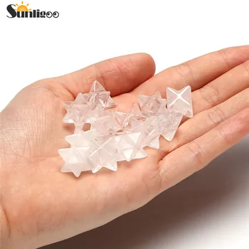 Sunligoo Natural Clear Crystal Quartz Points Merkaba Stars Gemstone Great for Meditation Healing Positive Feng Shui Energy Decor
Sunligoo Natural Clear Crystal Quartz Points Merkaba Stars Gemstone Great for Meditation Healing Positive Feng Shui Energy Decor
