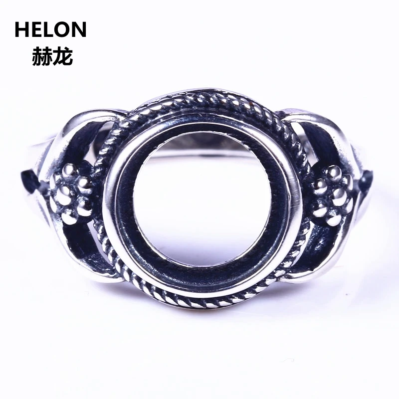 Art Nouveau 925 Sterling Silver Women Ring Engagement Wedding Semi Mount Ring for 9x9mm Round Cabochon Amber Agate Opal Setting
Art Nouveau 925 Sterling Silver Women Ring Engagement Wedding Semi Mount Ring for 9x9mm Round Cabochon Amber Agate Opal Setting