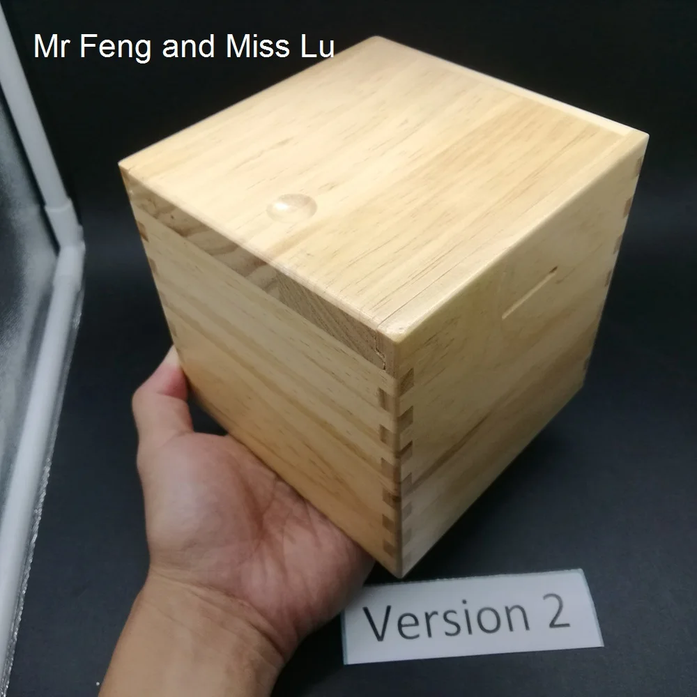 Version 2nd Original Wooden Color Wood Magic Box Puzzle Special Mechanism Game Toy Secret Box Brain Teaser Size 13 cm
Version 2nd Original Wooden Color Wood Magic Box Puzzle Special Mechanism Game Toy Secret Box Brain Teaser Size 13 cm