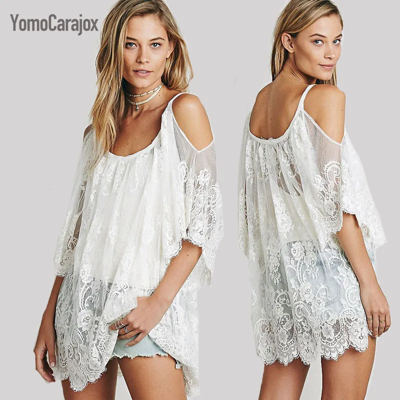 2017 Women Beach Dress Sexy Strap Sheer Floral Lace Embroidered Crochet Summer Dresses Hippie Boho Dress Vestidos Beach Wear
2017 Women Beach Dress Sexy Strap Sheer Floral Lace Embroidered Crochet Summer Dresses Hippie Boho Dress Vestidos Beach Wear