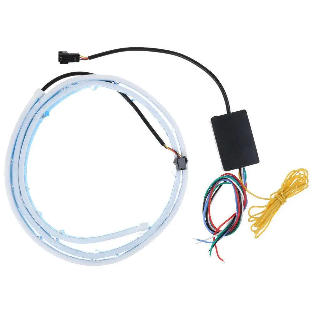 Partol 47" 120cm RGB LED Strip Tail Light For Reverse light Tturn Signal Brake Driving Lamp Wireless Remote Control Waterproof
Partol 47" 120cm RGB LED Strip Tail Light For Reverse light Tturn Signal Brake Driving Lamp Wireless Remote Control Waterproof