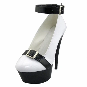 15cm High-Heeled Shoes Fashion Dress Party Shoes 6 Inch Platform Round Toe Color Block Decoration Single Shoes
15cm High-Heeled Shoes Fashion Dress Party Shoes 6 Inch Platform Round Toe Color Block Decoration Single Shoes