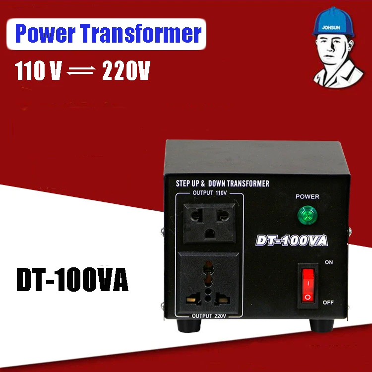 100W Power Transformers Heavy Duty Voltage Regulator Converter Power Transformer 220V auf 110V Converter DT-100VA
100W Power Transformers Heavy Duty Voltage Regulator Converter Power Transformer 220V auf 110V Converter DT-100VA