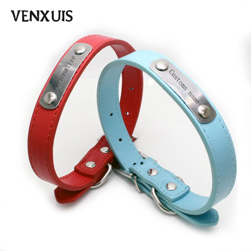 Personalized PU Leather ID Dog Collar Customized for Small Medium Large Dogs Cat Durable Padded Pet ID Collars Drop shipping
Personalized PU Leather ID Dog Collar Customized for Small Medium Large Dogs Cat Durable Padded Pet ID Collars Drop shipping