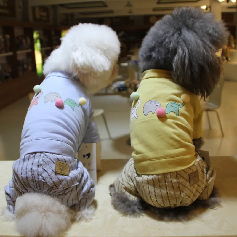 Cotton Dog Jumpsuit Pajamas Small Dog Clothes Summer Spring Pet Outfit Overalls Chihuahua Poodle Bichon Schnauzer Puppy Clothing
Cotton Dog Jumpsuit Pajamas Small Dog Clothes Summer Spring Pet Outfit Overalls Chihuahua Poodle Bichon Schnauzer Puppy Clothing