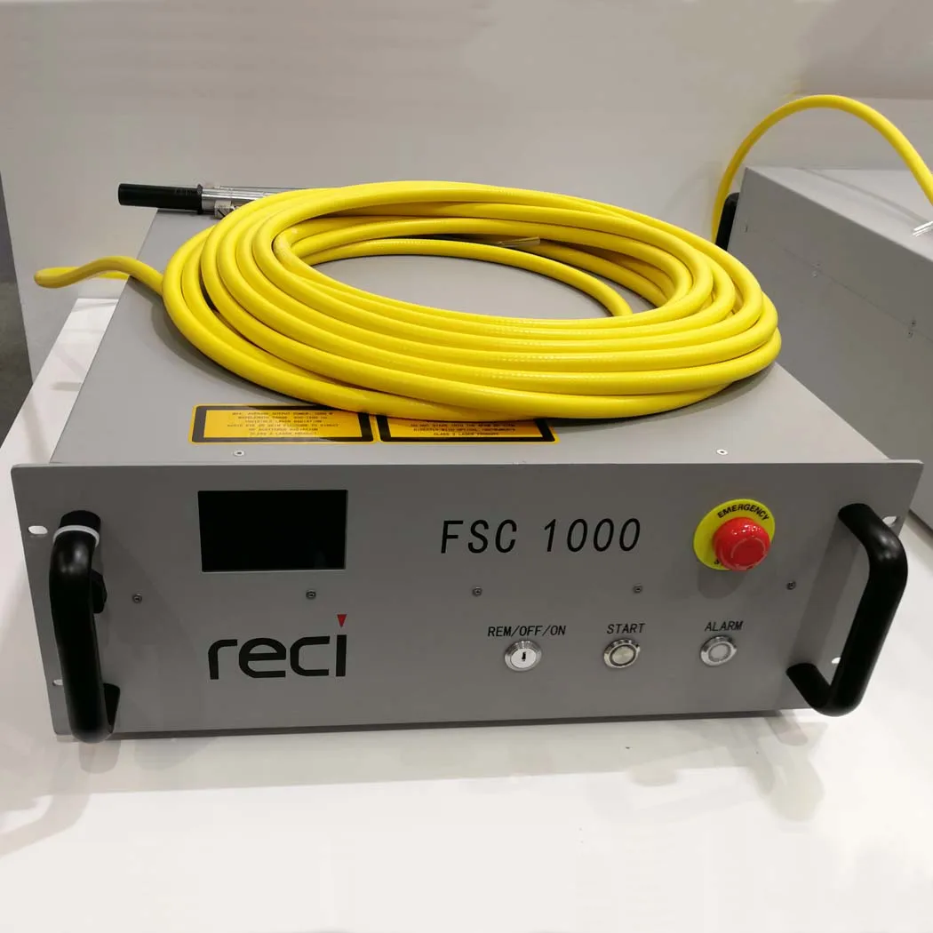 1000w Reci FSC1000 high power single mode CW fiber laser 1080nm wavelength laser generator for laser cutting and welding
1000w Reci FSC1000 high power single mode CW fiber laser 1080nm wavelength laser generator for laser cutting and welding