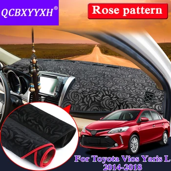 Car Styling Anti-slip Mat For Toyota Vios Yaris L 2014-2018 RHD&LHD Rose Pattern Dashboard Mat Protective Pad Shade Cushion Mat
Car Styling Anti-slip Mat For Toyota Vios Yaris L 2014-2018 RHD&LHD Rose Pattern Dashboard Mat Protective Pad Shade Cushion Mat
