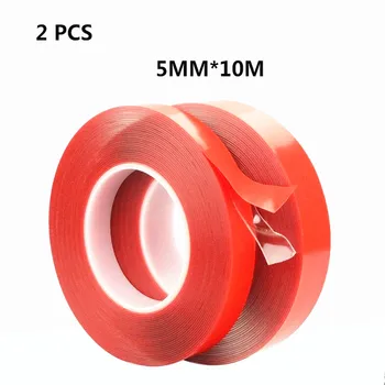 2pcs/lot 10M*5mm Strong Acrylic Adhesive PET Red Film Clear Double Side Tape No Trace For Phone Tablet LCD Screen Car Glass
2pcs/lot 10M*5mm Strong Acrylic Adhesive PET Red Film Clear Double Side Tape No Trace For Phone Tablet LCD Screen Car Glass