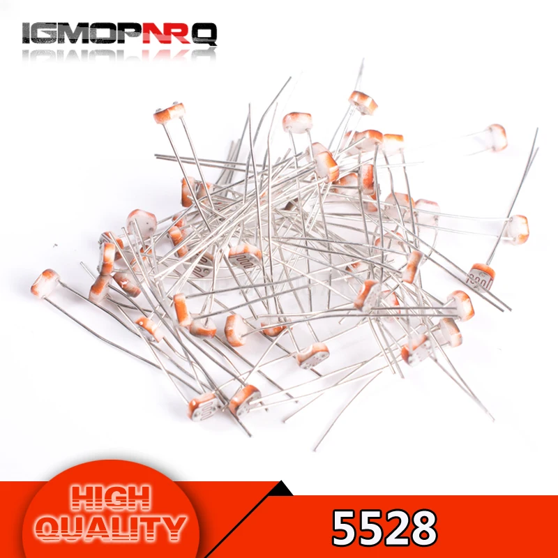 50PCS 5528 GL5528 5MM LDR Photo Light Sensitive Resistor Photoelectric Photoresistor
50PCS 5528 GL5528 5MM LDR Photo Light Sensitive Resistor Photoelectric Photoresistor