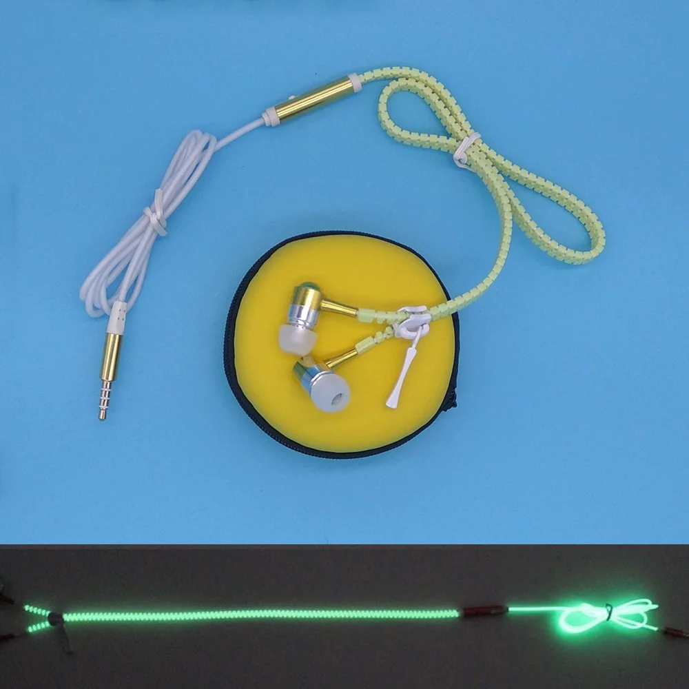 AINGSLIM Glow Earphone with storage box Luminous Light Metal Zipper Earphones Glow In The Dark for Iphone iPad Samsung Xiaomi
AINGSLIM Glow Earphone with storage box Luminous Light Metal Zipper Earphones Glow In The Dark for Iphone iPad Samsung Xiaomi