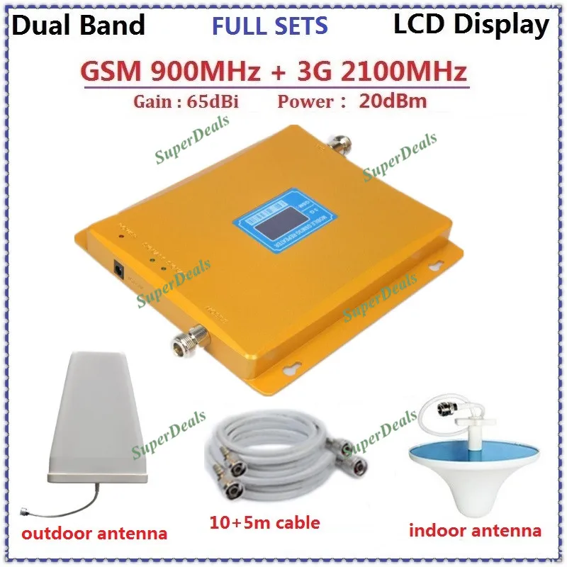 Dual Band 3g gsm repeater 2100Mhz 900Mhz Mobile Phone Signal Repeater lte UMTS cellular signal booster phone amplifier celular
Dual Band 3g gsm repeater 2100Mhz 900Mhz Mobile Phone Signal Repeater lte UMTS cellular signal booster phone amplifier celular