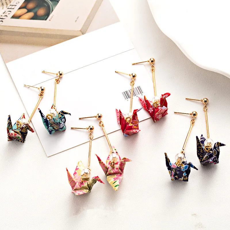 2019 New Design Paper Crane Style Pearl Earrings Drop Dangle Earrings For Women Girls Cute Good Quality Exquisite Jewelry
2019 New Design Paper Crane Style Pearl Earrings Drop Dangle Earrings For Women Girls Cute Good Quality Exquisite Jewelry