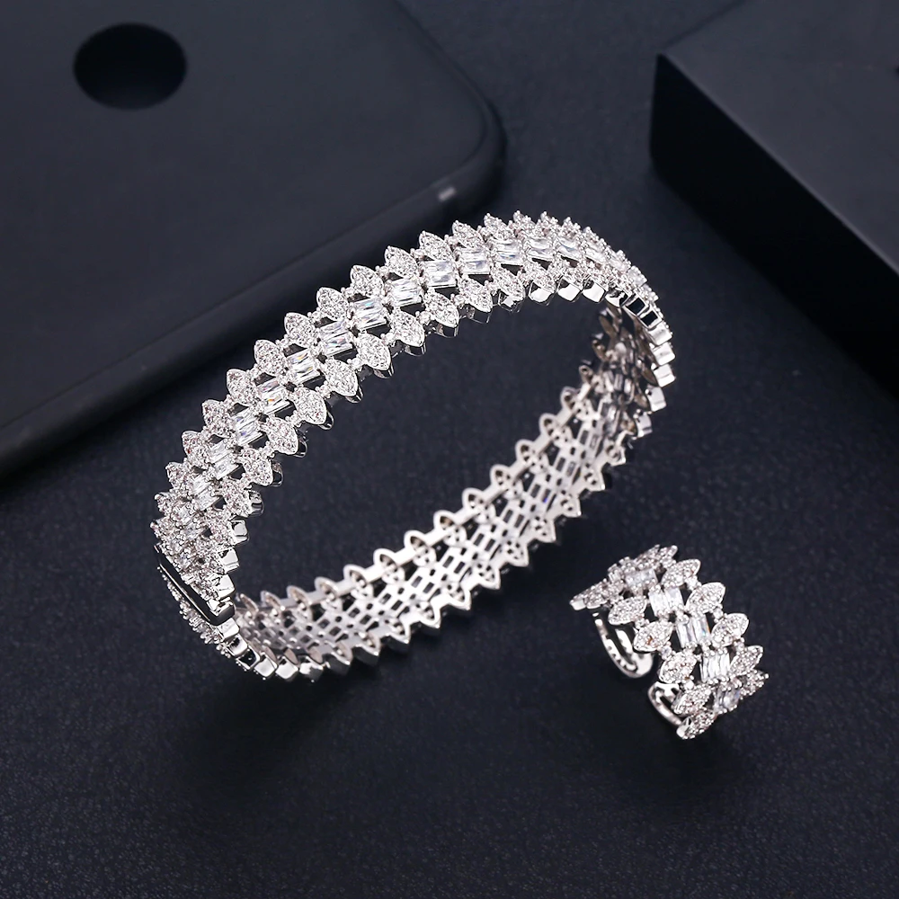 jankelly luxury Unique African Bangle Ring Set Jewelry Sets For Women Wedding Cubic Zircon Crystal CZ Dubai Bridal Jewelry Set
jankelly luxury Unique African Bangle Ring Set Jewelry Sets For Women Wedding Cubic Zircon Crystal CZ Dubai Bridal Jewelry Set