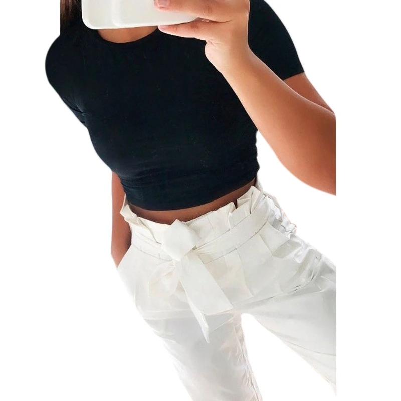 KLV Women's Fitness Fitness Tank Spandex Short Sleeve Women's Cropped Top Women's Fashion Women's Sexy Vest Female Tops
KLV Women's Fitness Fitness Tank Spandex Short Sleeve Women's Cropped Top Women's Fashion Women's Sexy Vest Female Tops