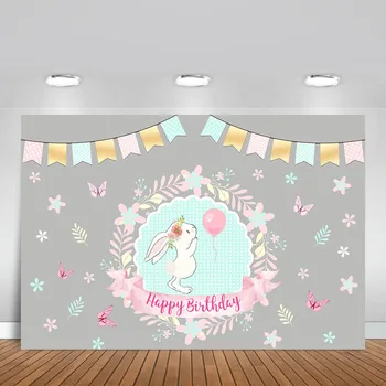 Vinyl Photography Backgrounds Baby Shower Girl Birthday Party Cartoon Rabbit Butterfly Flower Children Backdrop Photo Studio
Vinyl Photography Backgrounds Baby Shower Girl Birthday Party Cartoon Rabbit Butterfly Flower Children Backdrop Photo Studio