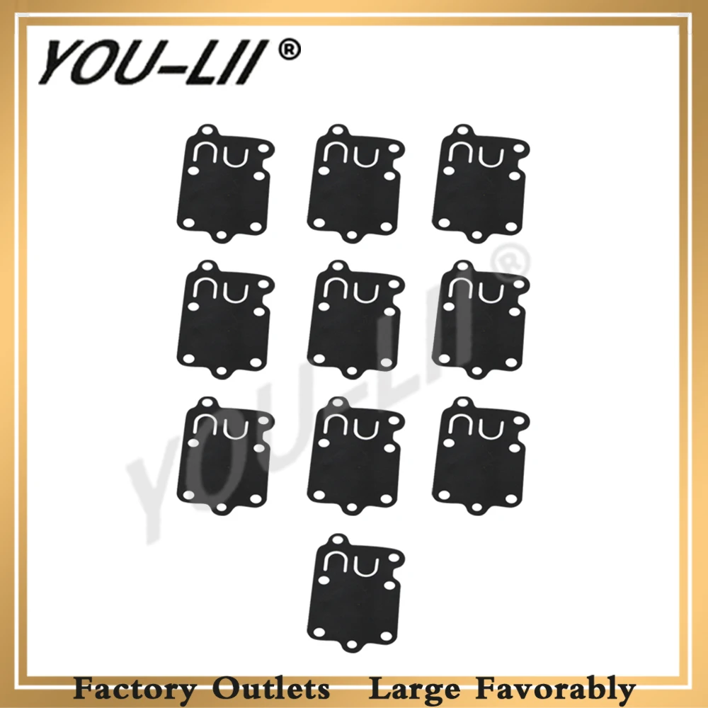 YOU-LII 10pcs Carburetor Diaphragm Oil Fuel Pump Gasket Fit Briggs&Stratton 270026,272538,272538S,272637,4157,4168
YOU-LII 10pcs Carburetor Diaphragm Oil Fuel Pump Gasket Fit Briggs&Stratton 270026,272538,272538S,272637,4157,4168